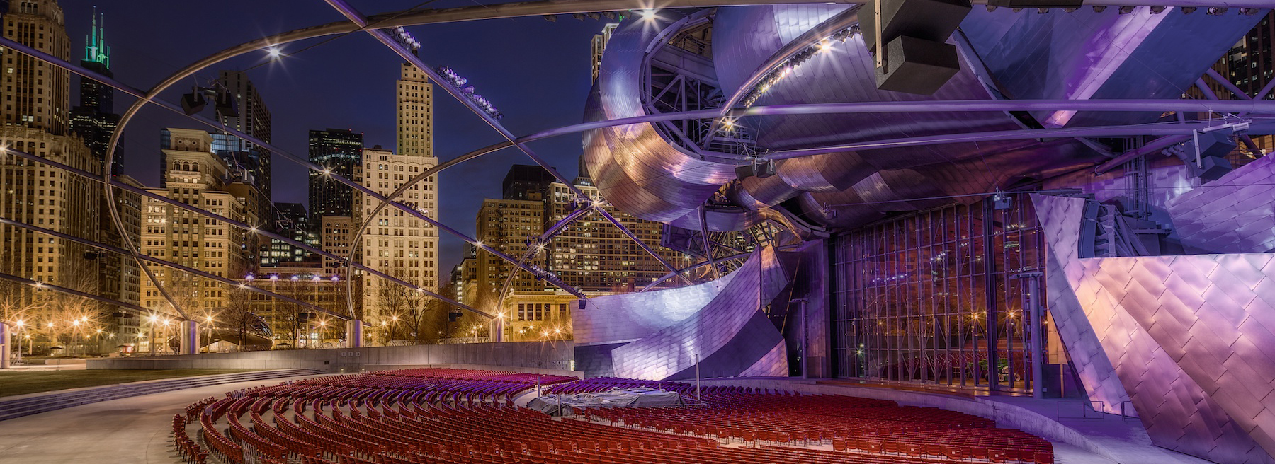 Jay Pritzker Pavilion edificios de Gehry