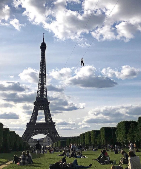 Tirolina Torre Eiffel