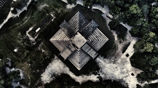 Imagen "ilegal" de Chichén Itzá tomada con un drone