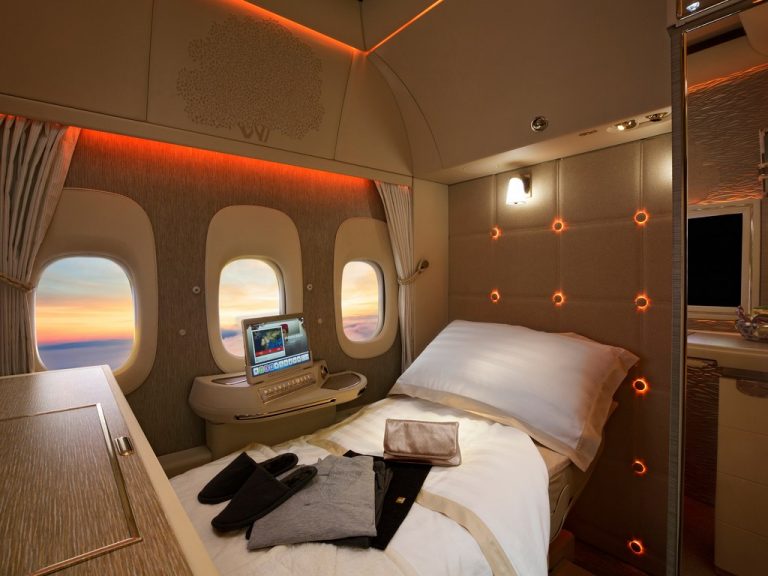 Así es por dentro la nueva suite de Emirates.