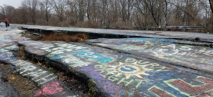 La autopista graffiti de Pensilvania, una atracción turística única