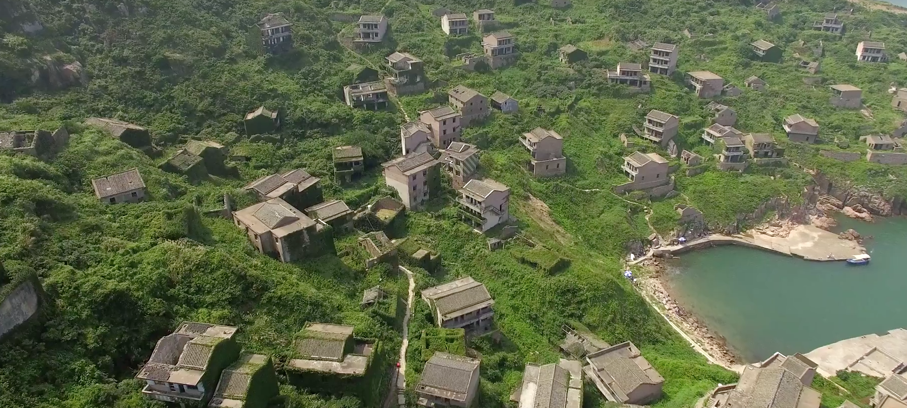 Pueblo fantasma de Houtouwan en China